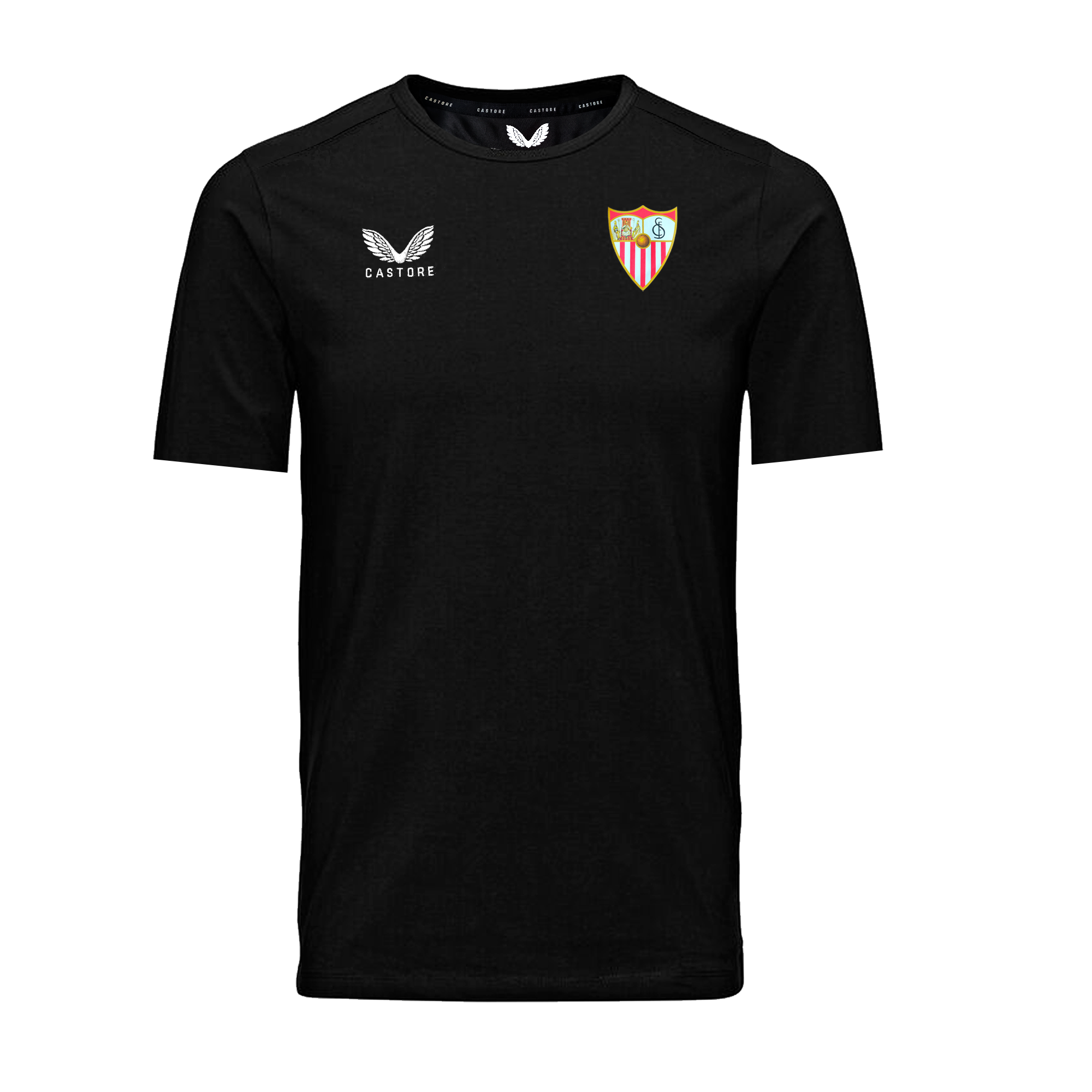 Camiseta Negra de equipos F tbol Base del Sevilla FC 22 23 para ni o
