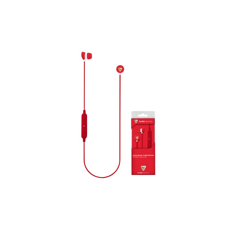 Auriculares inalámbricos de botón con micro Oficiales del Sevilla FC