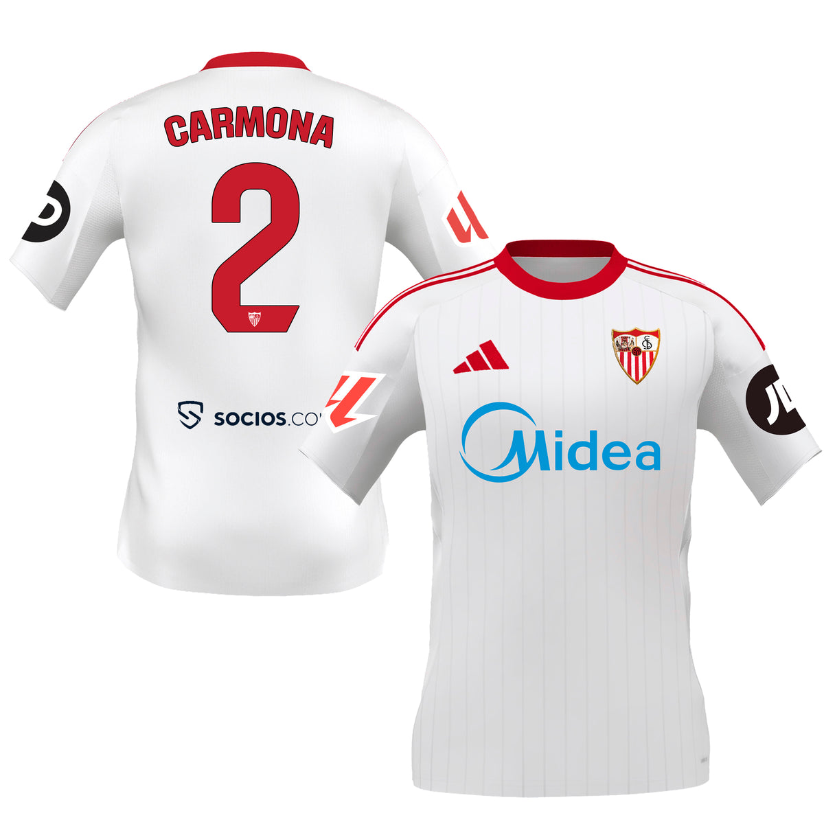 Adult Sevilla FC 25/26 1st Jersey - White
