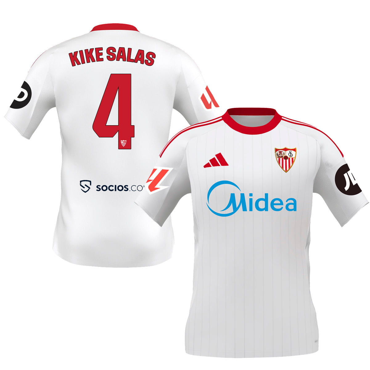 Adult Sevilla FC 25/26 1st Jersey - White