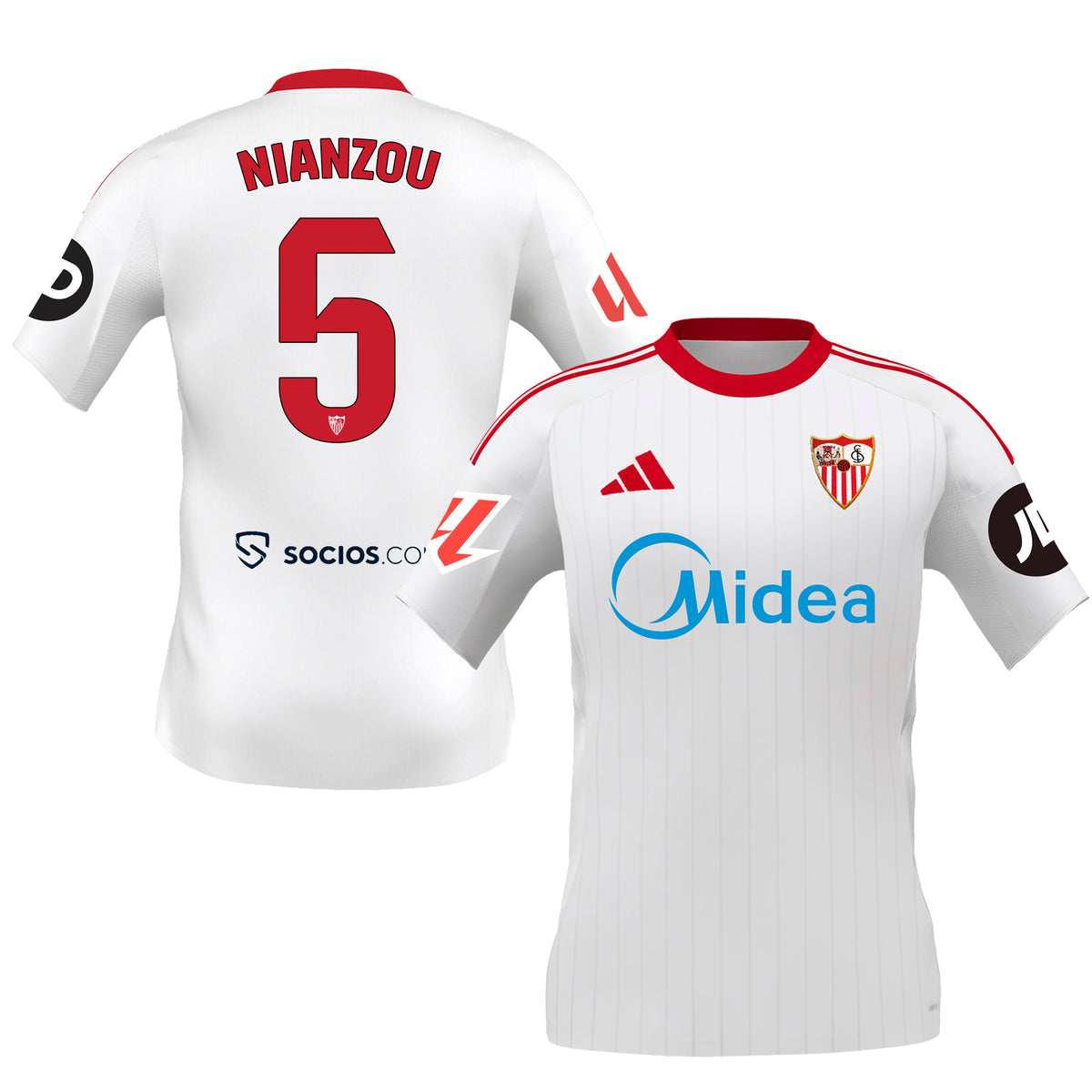 Adult Sevilla FC 25/26 1st Jersey - White