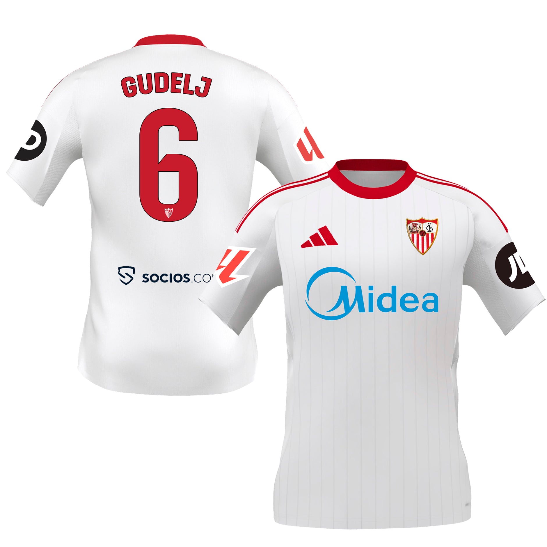 CAMISETA DE FUTBOL VINTAGE DEL SEVILLA FC JOMA TALLA 12 MODELO DE EUROPA SHIRT