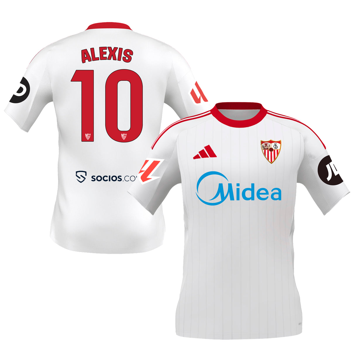 Adult Sevilla FC 25/26 1st Jersey - White