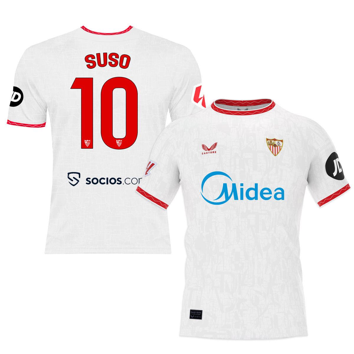 Suso Camiseta 1ª blanca niño 24/25