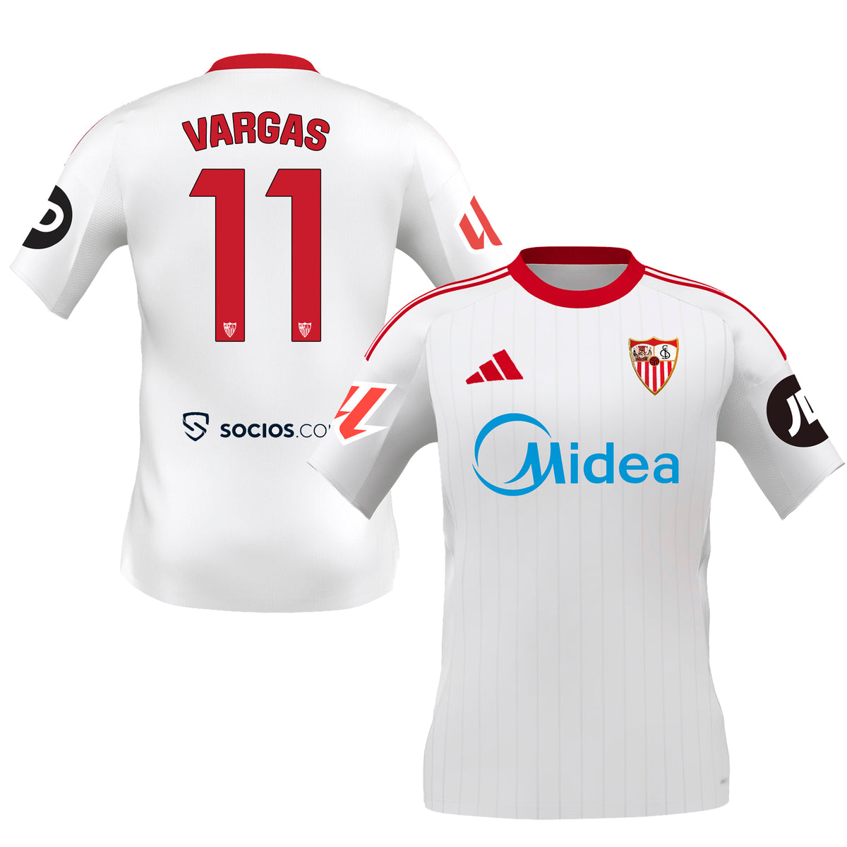 Adult Sevilla FC 25/26 1st Jersey - White