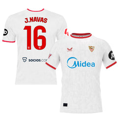 J. Navas Camiseta 1ª blanca niño 24/25