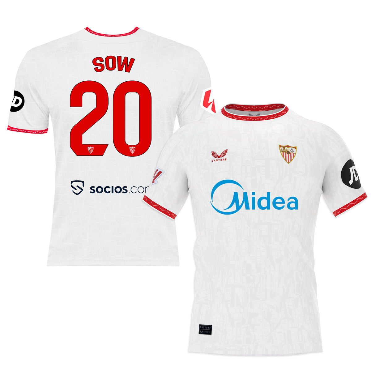 Sow Camiseta 1ª blanca niño 24/25