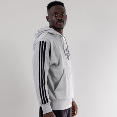 Sudadera adulto con capucha Sevilla FC 25/26 gris