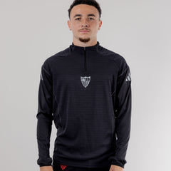 Sudadera adulto entrenamiento Sevilla FC 25/26 negra