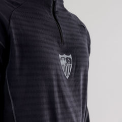 Sudadera adulto entrenamiento Sevilla FC 25/26 negra