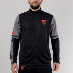 Sudadera adulto Sevilla FC 25/26 negra