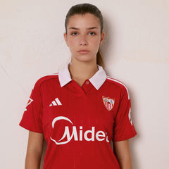 Camiseta mujer 2ª Sevilla FC 25/26 roja