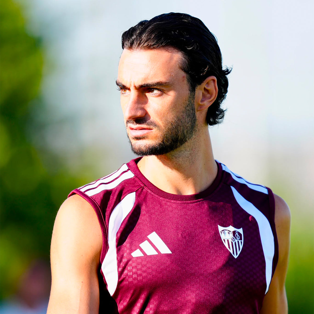 Camiseta adulto entrenamiento sin mangas Sevilla FC 26/27 burdeos
