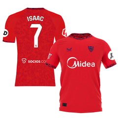 Personalización para Isaac Camiseta 2ª adulto 24/25 L / Red