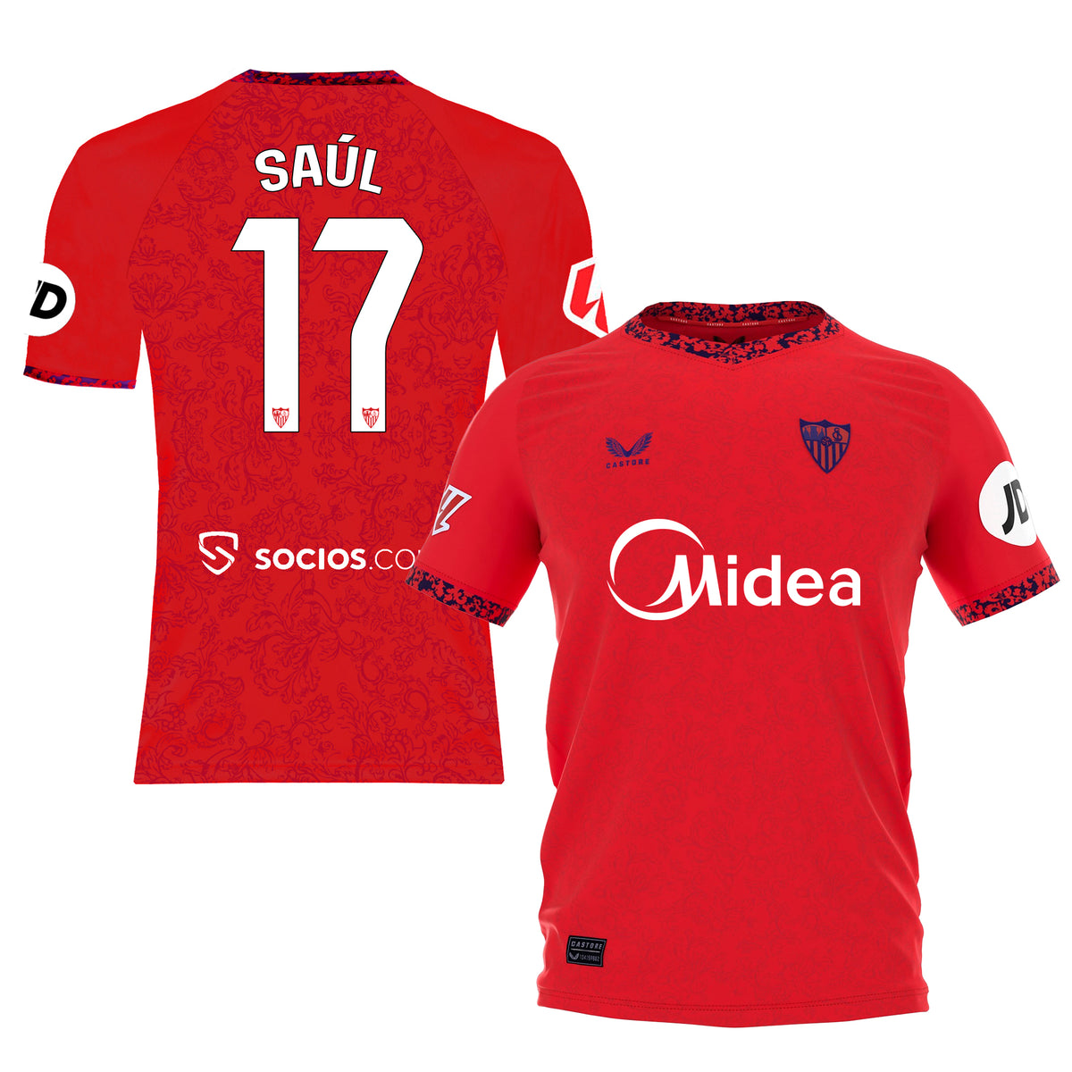 Saúl Camiseta 2ª niño 24/25