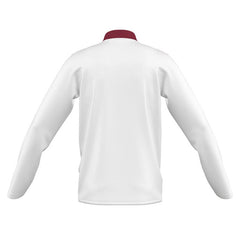 Sudadera blanca prematch adulto 25/26
