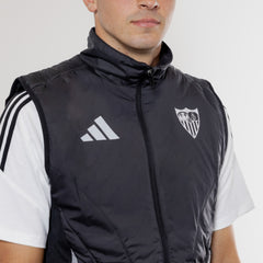 Chaqueta adulto paseo Sevilla FC 25/26 negra