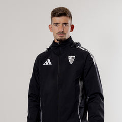 Chubasquero adulto entrenamiento Sevilla FC 25/26 negro
