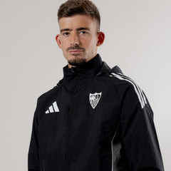 Chubasquero adulto entrenamiento Sevilla FC 25/26 negro