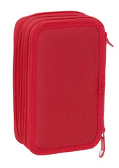 Estuche triple 37 pcs rojo 25/26