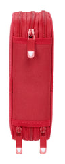 Estuche triple 37 pcs rojo 25/26