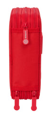 Estuche triple 37 pcs rojo 26/27