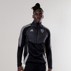 Sudadera adulto paseo Sevilla FC 25/26 negra