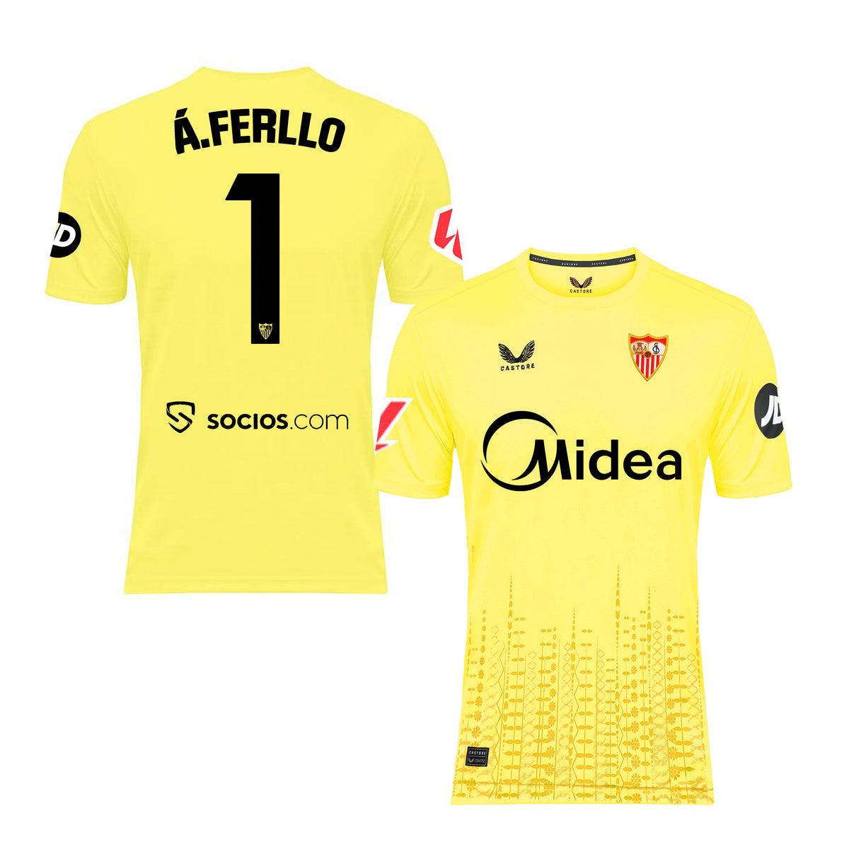 Á. Ferllo Camiseta 3ª portero adulto amarilla 24/25