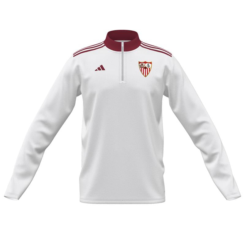 Sudadera blanca prematch adulto 25/26