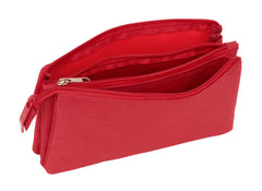 Estuche triple rojo 25/26