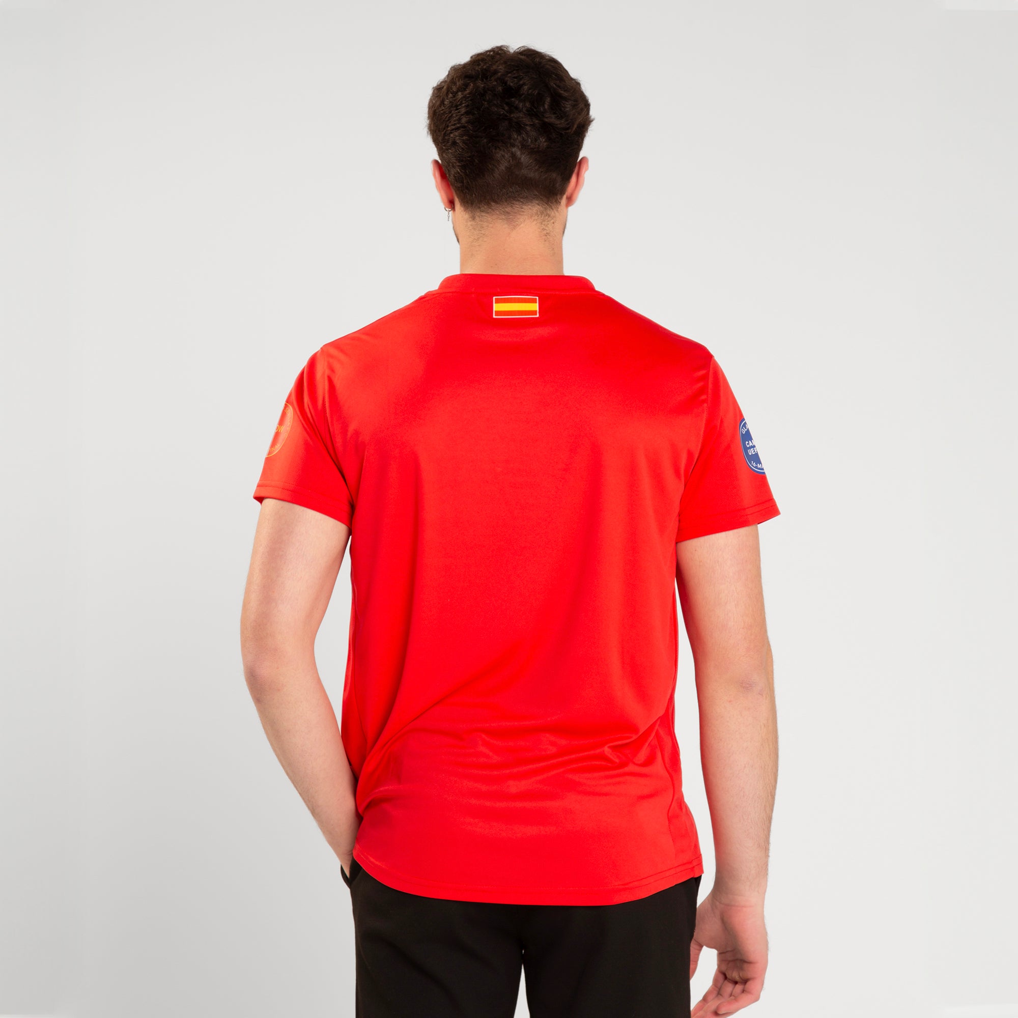 camiseta sevilla fc roja glasgow final uefa jom - Compra venta en