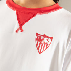 Sudadera Casual Roja 1890 para niños Colección 23/24 Sevilla FC