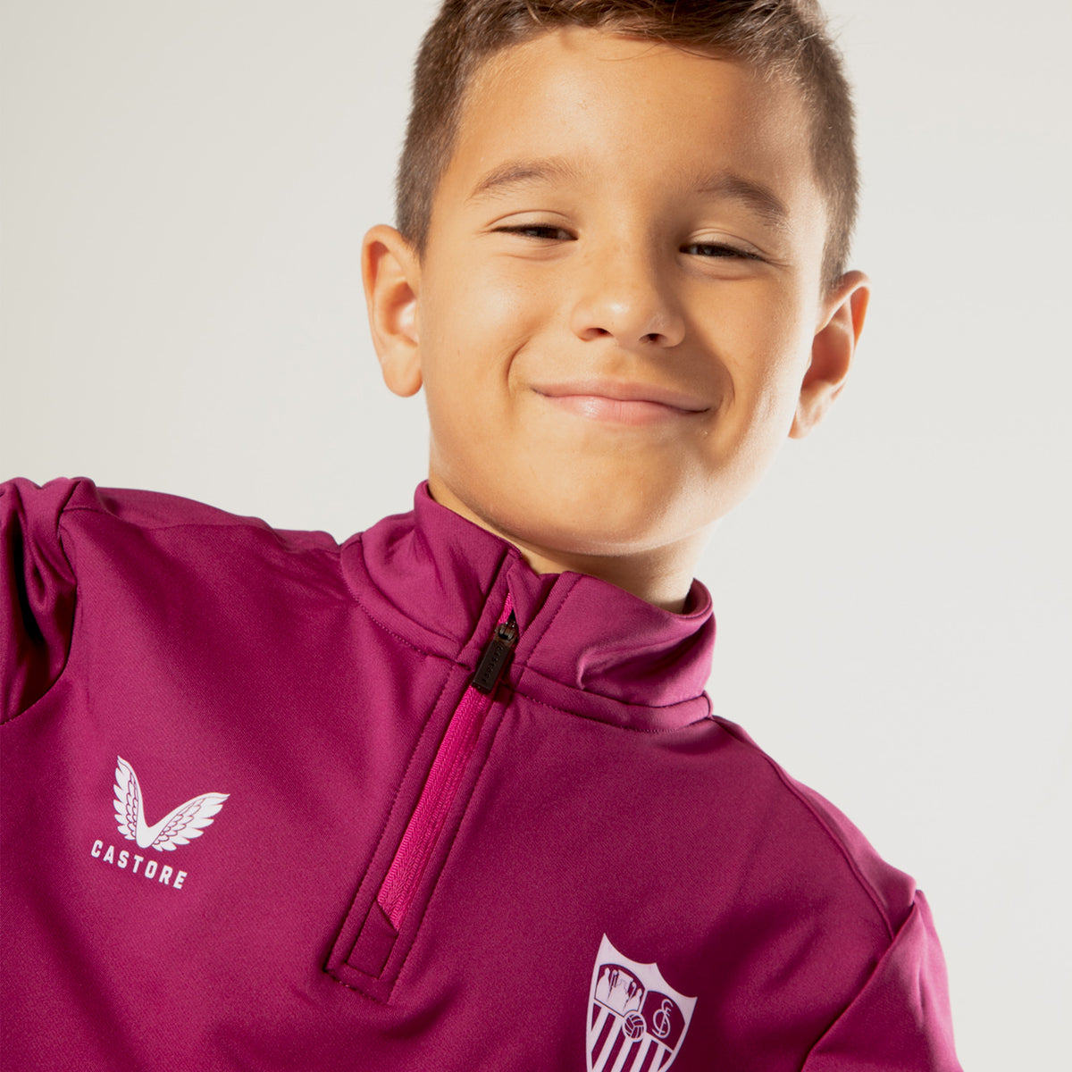 Sudadera entreno púrpura 23/24 niño