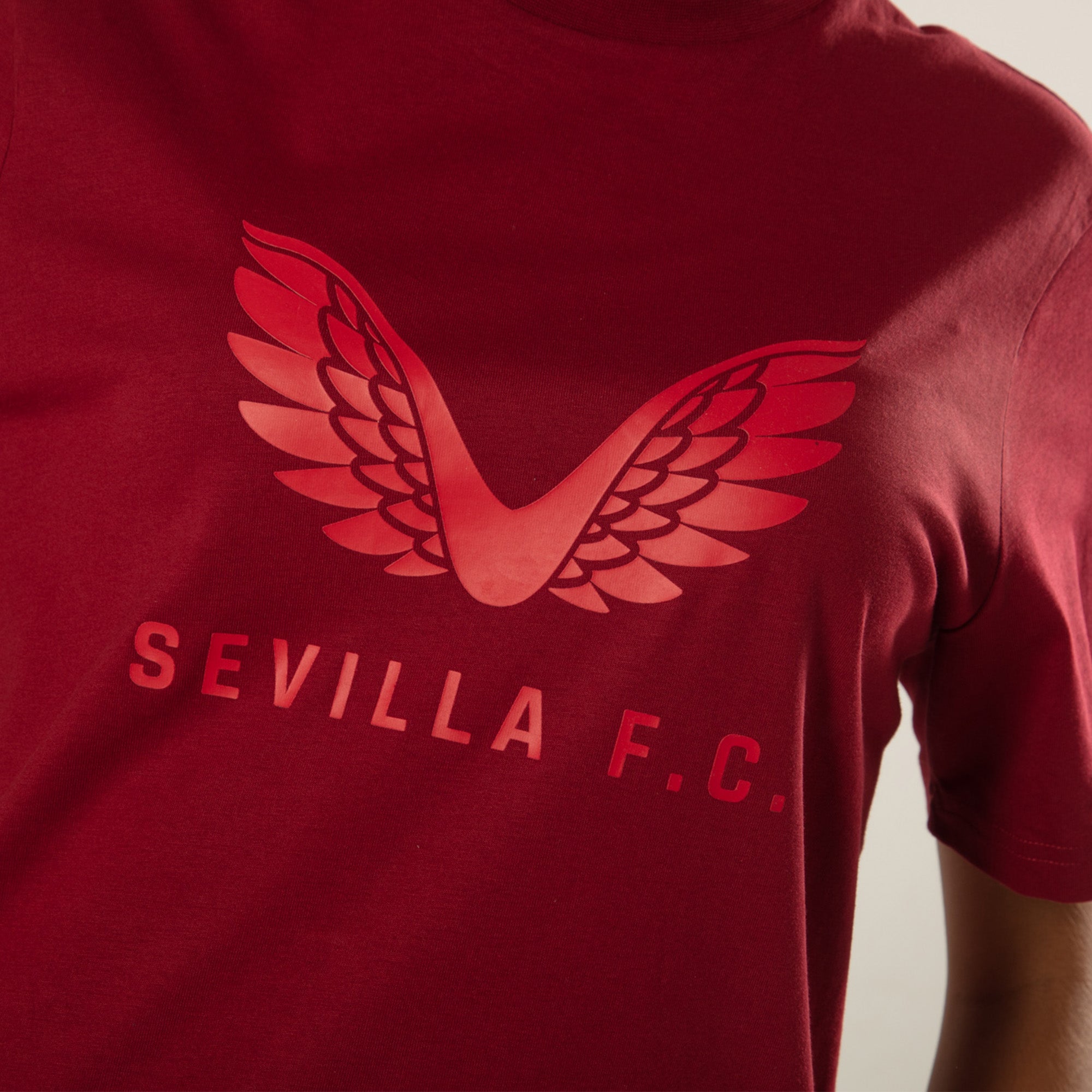 Camiseta de Paseo Roja del Sevilla FC 23/24 para hombres