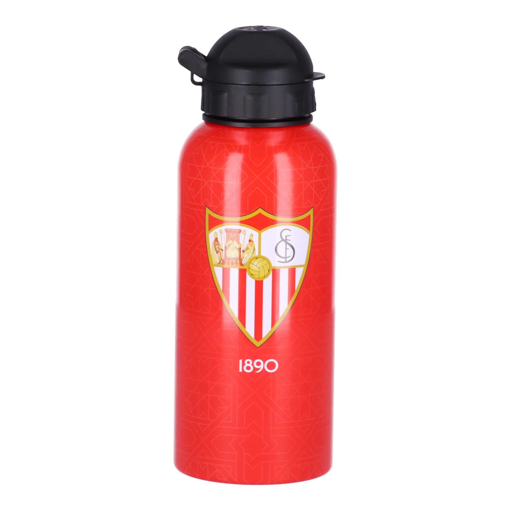 Red Water Bottle With Crest