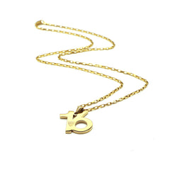 Nº 16 gold-plated Necklace