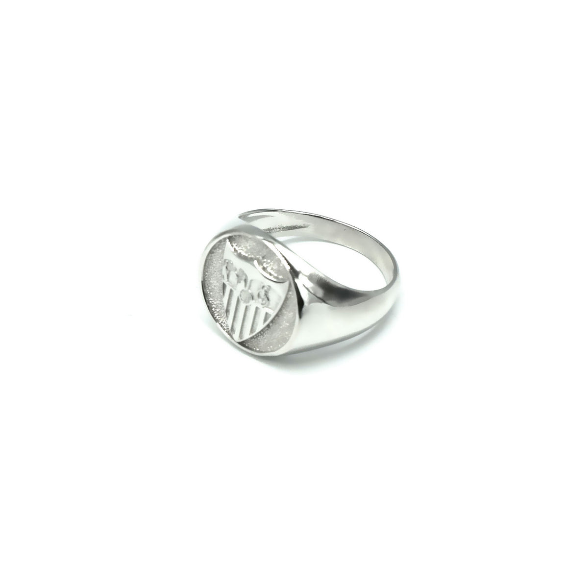 Silver Seal Ring with Crest