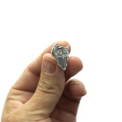 Silver Crest Pin