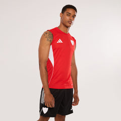 Camiseta adulto entrenamiento sin mangas Sevilla FC 25/26 roja