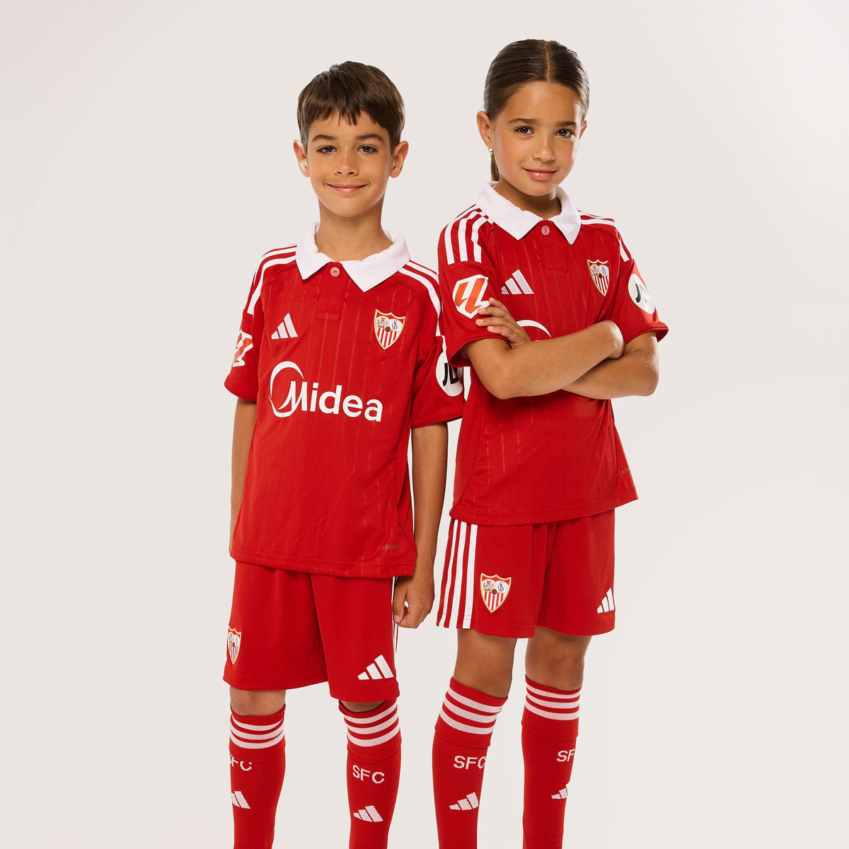 Personalización para Camiseta niño 2ª Sevilla FC 25/26 roja 14 / Red