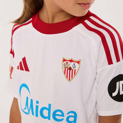 Camiseta niño 1ª Sevilla FC 25/26 blanca