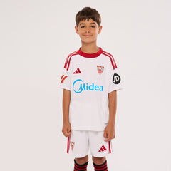 Personalización para Camiseta niño 1ª Sevilla FC 25/26 blanca 10 / White