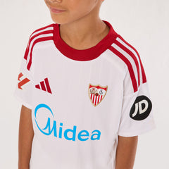Camiseta niño 1ª Sevilla FC 25/26 blanca