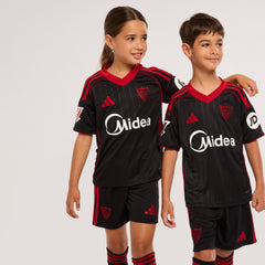 Sevilla FC 25/26 Third Kit Kids Jersey – Black