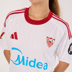 Camiseta mujer 1ª Sevilla FC 25/26 blanca