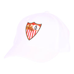 Gorra blanca escudo bordado