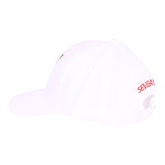 Gorra blanca escudo bordado