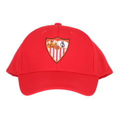 Gorra roja escudo bordado