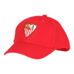 Gorra roja escudo bordado