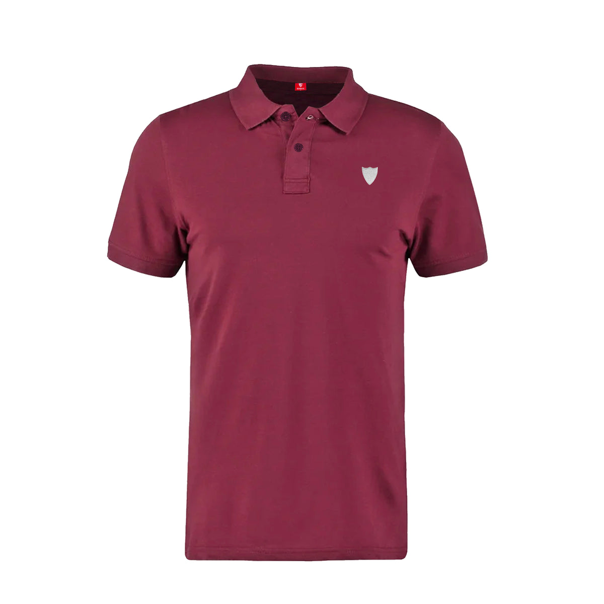 Adult Burgundy Polo With Crest 23/24